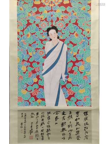 Ink Painting Of Tianlan'S Singer - Zhang Daqian, China