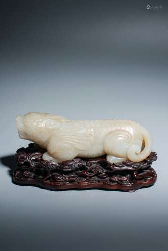 Qing Dynasty Hetian Jade Paperweight, China