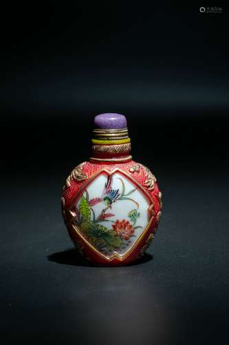 Qing Dynasty Enamel Color Study Room Water Drop, China