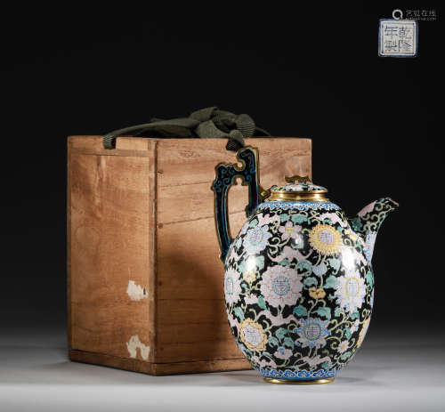 Qing Dynasty - Enamel Pot