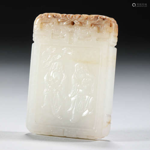 Qing Dynasty - Hetian Jade Immortal Tablets