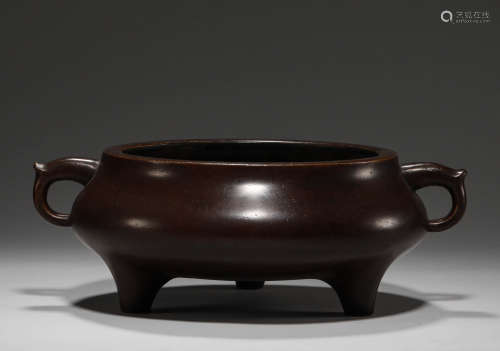 Qing Dynasty - Copper Incense Burner