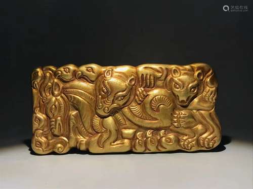 Ordos culture - Pure Gold Piece