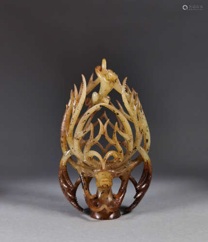Warring States - Jade Deer Ornament