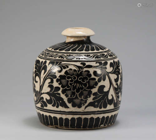Song Dynasty - Cizhou Kiln Carved Vase