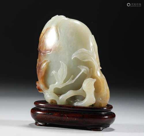 Qing Dynasty - Hetian Jade Rockery