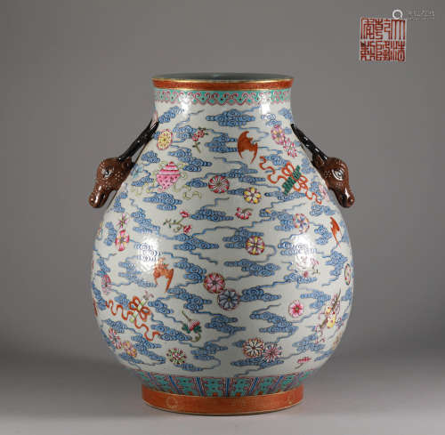 Qing Dynasty - Doucai Wine Goblet