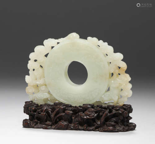 Qing Dynasty - Hetian Jade Ornament