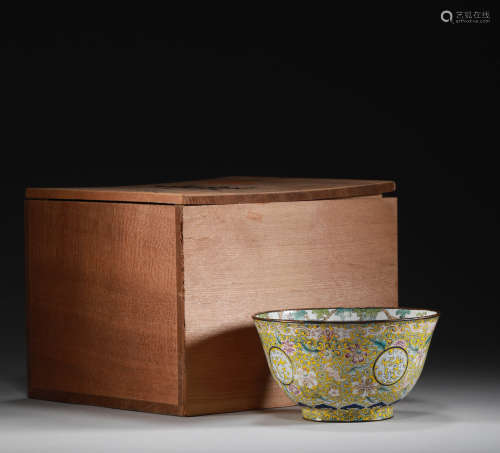 Qing Dynasty - Enamel Bowl