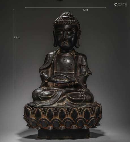 Ming Dynasty - Bronze Statue of Sakyamuni
