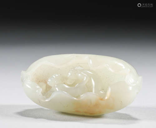 Qing Dynasty - Hetian Jade Ornament