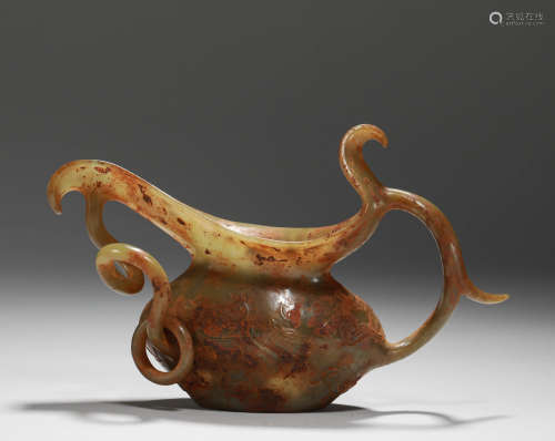 Han Dynasty - Hetian Jade Cup