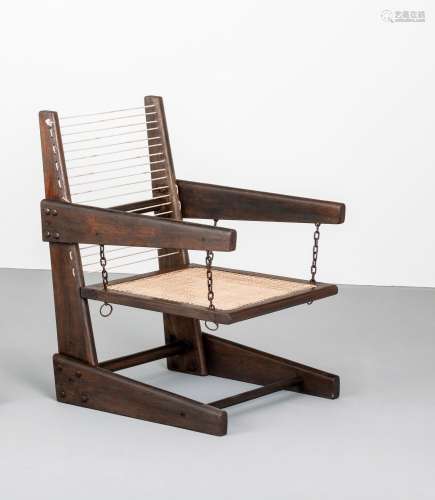 Pierre JEANNERET (1896-1967) Demountable Knock Down Chair.