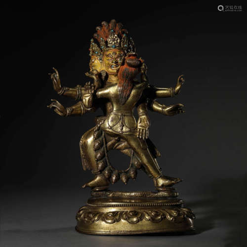 Gilt Bronze Figure of Vajra-kilaya