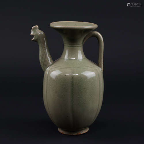 Celadon Glaze Phoenix-head Spout Ewer