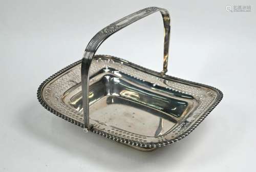 Silver fruit basket