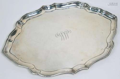 Silver pin-tray, London 1911,