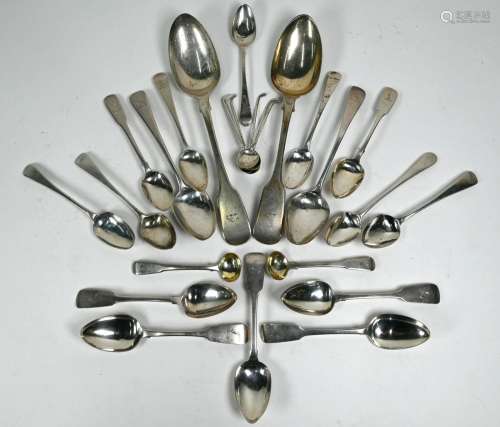 Georgian and later silver spoons