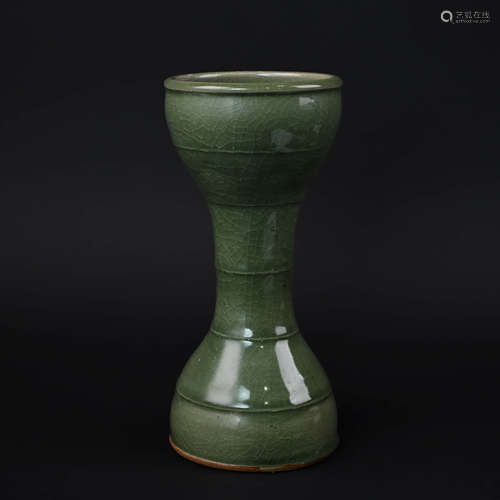 Celadon Glaze Drum-shape Stool