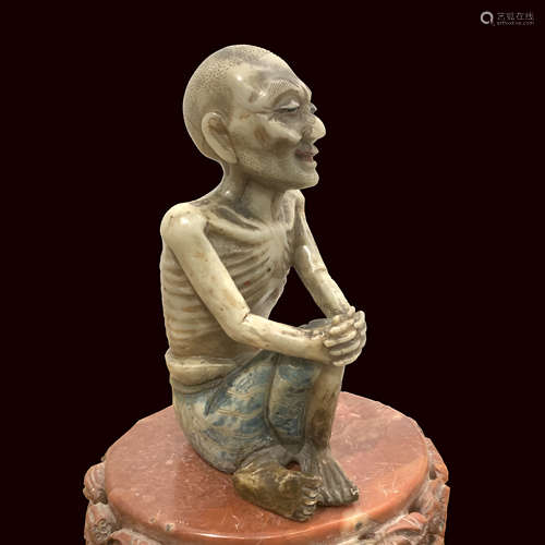 Shoushan Stone Figure of Arhat