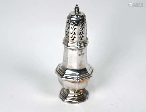 Silver sugar caster