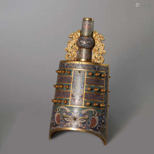 Bronze Cloisonne Enamel Bell