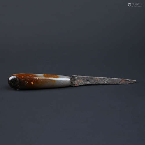 Carved Agate Knife