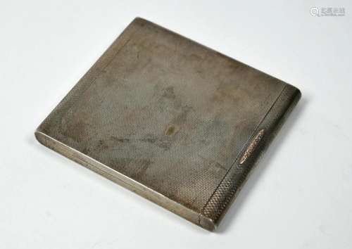 Good quality engine-turned cigarette case