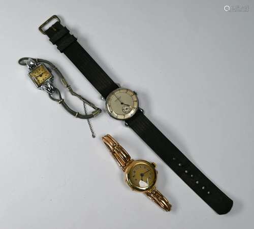 Three various wristwatches