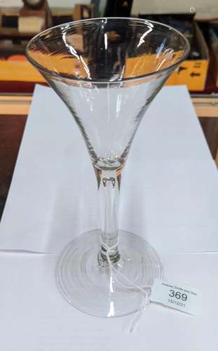 A Georgian drinking glass