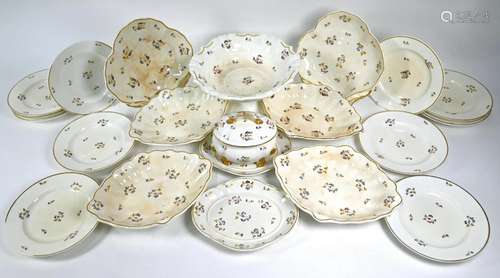 A Duesbury Derby part dinner service