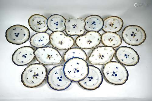 Salopian porcelain fruit service