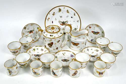 An early 19th century Continental porcelain part