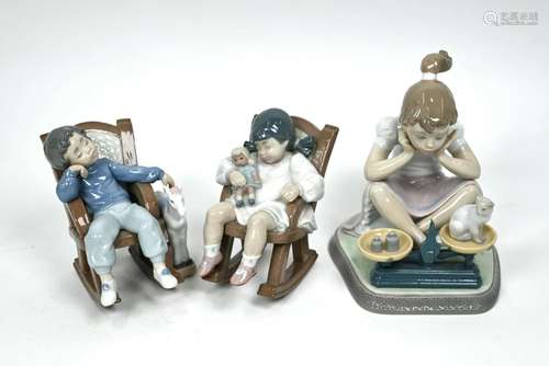 Three Lladro figures