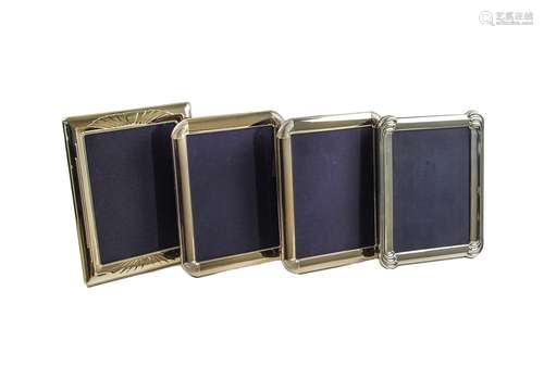 Group Of Four Italian silver photograph frames