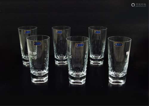 Box Of 6 Glasses Villers Cristal De Sevres