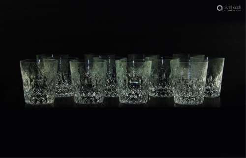 Group Of 12 Swarovski Crystal Glasses