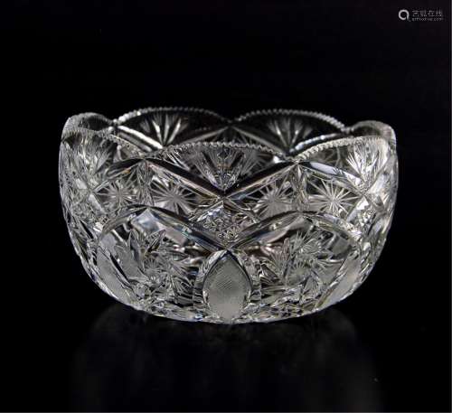 CUT GLASS BOWL