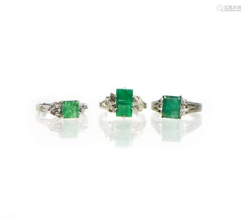 Three Jade Rings