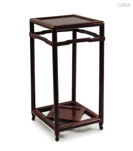 Chinese Wood Treasure Display Stand