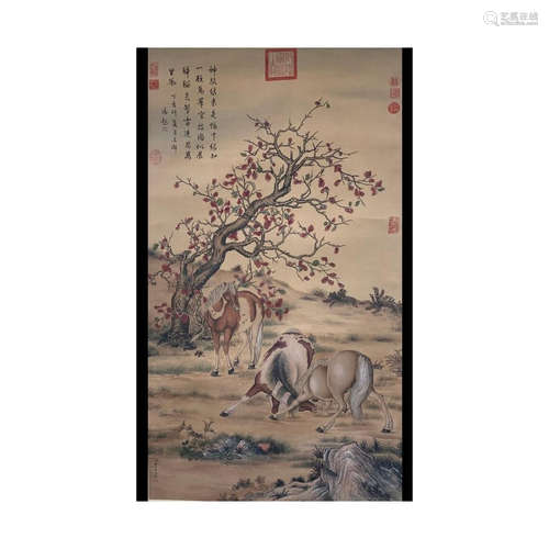 A Chinese Horse Painting Mark Lang Shining