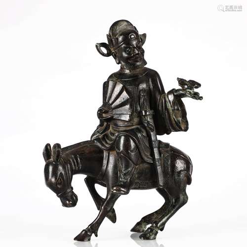 A Bronze Statue of Zhong Kui