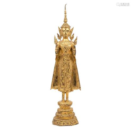 Buddha im Fürstenschmuck. THAILAND/RATANAKOSIN-Stil,