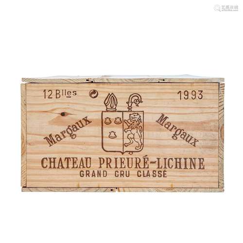 CHÂTEAU PRIEURE-LICHINE 12 Flaschen MARGAUX 1993