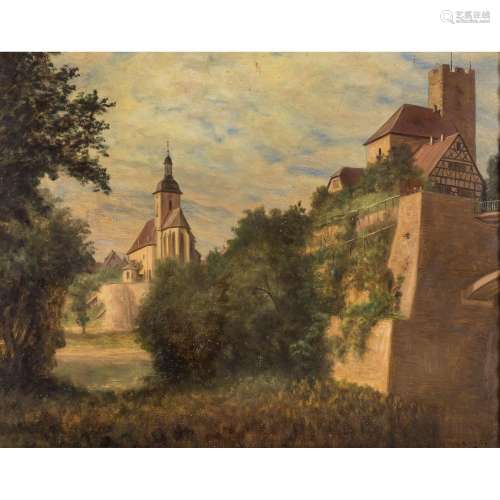 JAUBERSIN, J. (Maler 19./20. Jh.) , "Lauffen am Neckar&...
