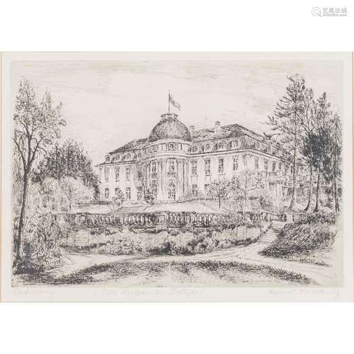 NITSCHKE-ILLG, HANNEL (geb. 1923), "Villa Reitzenstein,...