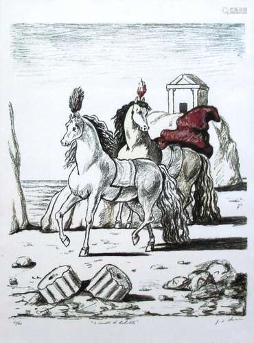 GIORGIO DE CHIRICO (1888, Volo - 1978, Roma) [Italia] "...