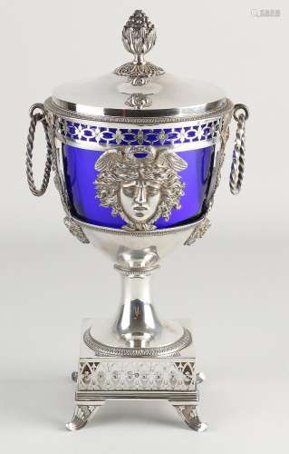 Silver lidded goblet, 18th century Paris