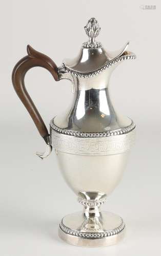 Silver (wine) jug, 18th century