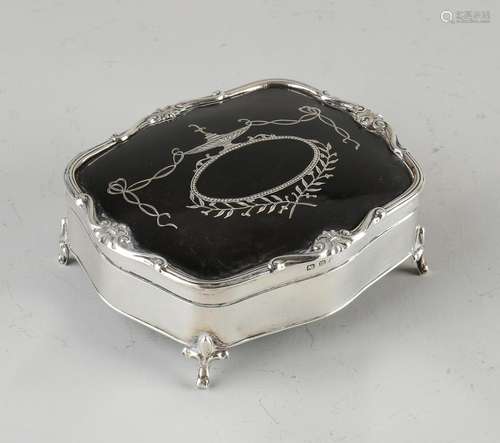 silver jewelry box